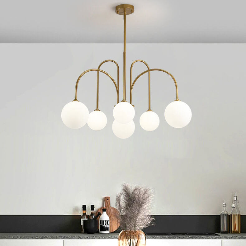 Glass Ball 6-8 Light Arch Chandelier for Elegant Living Spaces

Enhance your home's ambiance with our stunning Glass Ball 6-8 Light Arch Chandelier. This elegant lighting fixture combines modern design with functional beauty, perfect for dining rooms, liv