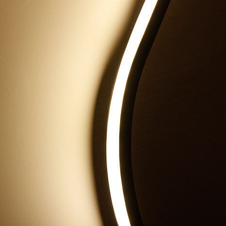 Modern Curved LED Wall Sconce - Aluminum Snake-Shaped 1-Light Lamp
