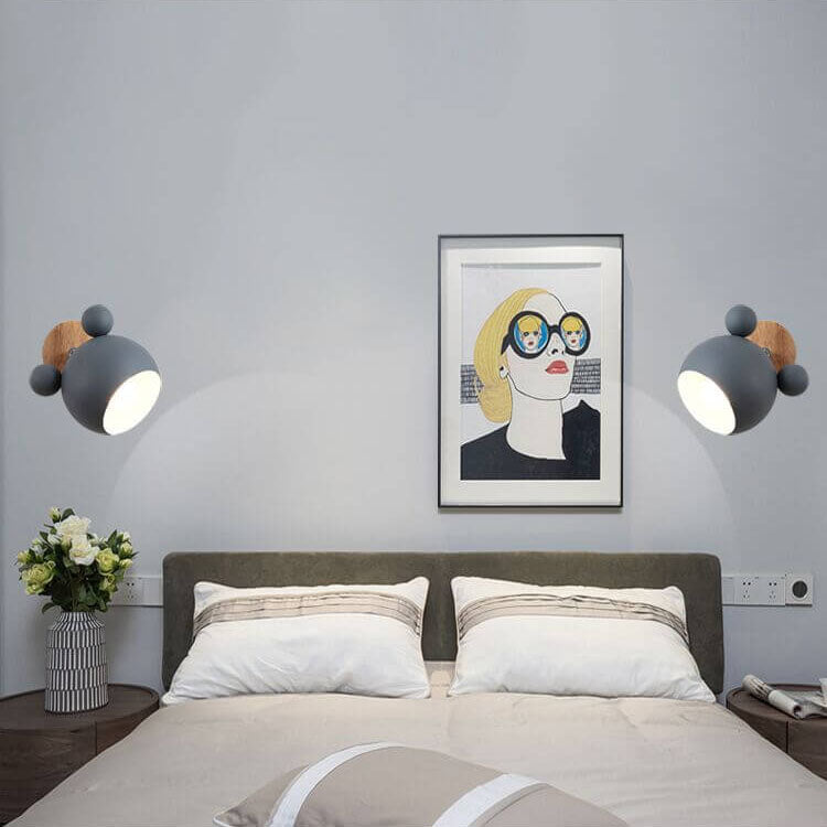 Nordic Macaron Cartoon Bear Shape Wall Sconce, 1-Light LED Decor Lamp, Cute Bear Night Light, Childrens Room Lighting, Nursery Wall Lamp, Playful Animal Design, Modern Kids Room Decor, Baby Room Wall Light, Unique Character Wall Fixture, Whimsical Bear Sc