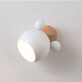 Nordic Macaron Cartoon Bear Shape Wall Sconce, 1-Light LED Decor Lamp, Cute Bear Night Light, Childrens Room Lighting, Nursery Wall Lamp, Playful Animal Design, Modern Kids Room Decor, Baby Room Wall Light, Unique Character Wall Fixture, Whimsical Bear Sc
