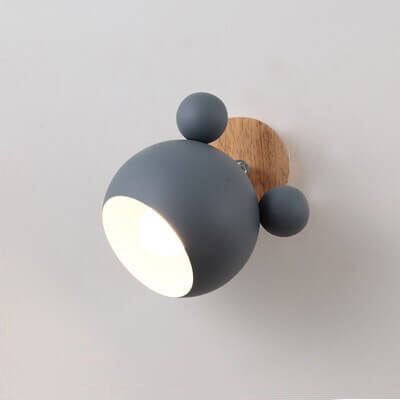 Nordic Macaron Cartoon Bear Shape Wall Sconce, 1-Light LED Decor Lamp, Cute Bear Night Light, Childrens Room Lighting, Nursery Wall Lamp, Playful Animal Design, Modern Kids Room Decor, Baby Room Wall Light, Unique Character Wall Fixture, Whimsical Bear Sc