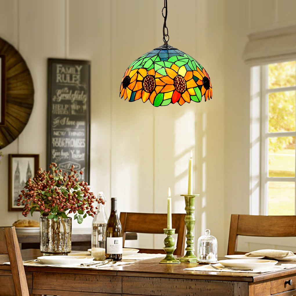 Handmade Baroque Colorful Glass Chandelier Lamp – European Style Lighting Fixture