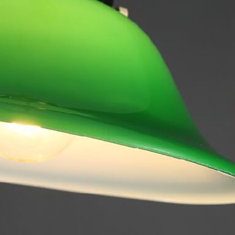 Contemporary Retro Emerald Green Flared Glass Pendant Light for Dining Room

Brighten your dining room with this stylish, contemporary retro pendant light. The emerald green flared glass shade adds a pop of elegance, making it the perfect ceiling fixture