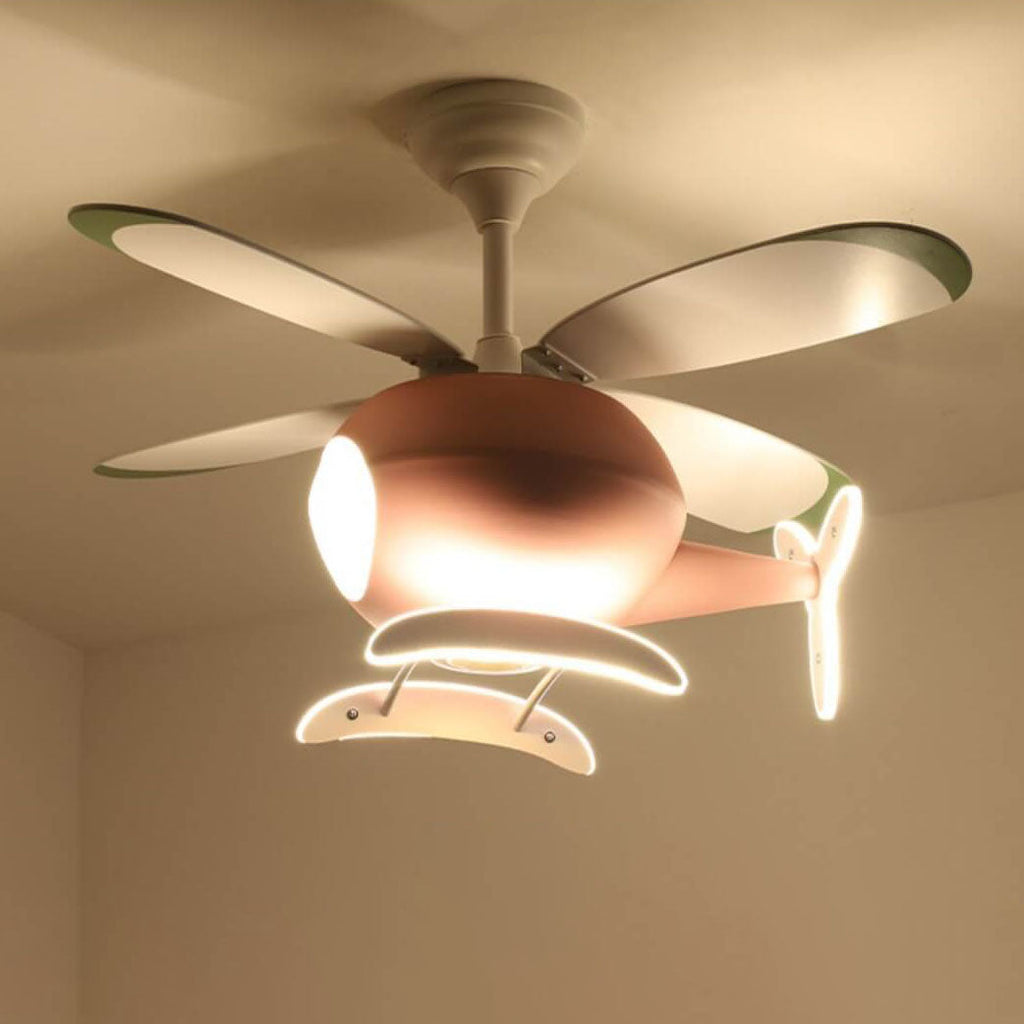 Cartoon Aircraft LED Downrod Ceiling Fan Light

Brighten your child's room with this whimsical Cartoon Aircraft LED Downrod Ceiling Fan Light. Perfect for aviation enthusiasts, this playful design adds a fun touch to any decor. Featuring energy-efficient