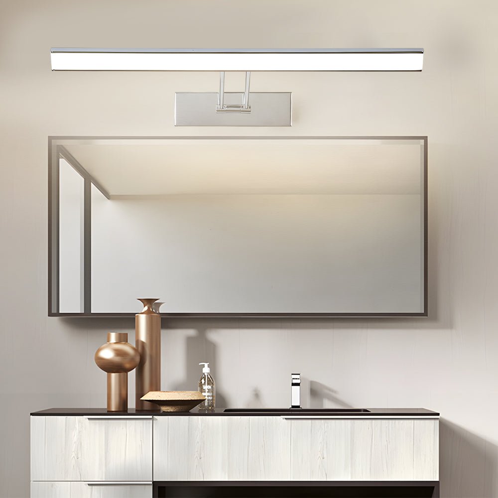 Contemporary Vanity Light Bar Adjustable Linear LED Light Fixture for Bathroom Modern Wall Lighting Bright Energy Efficient Lighted Makeup Mirror Lighting Stylish Home Decor