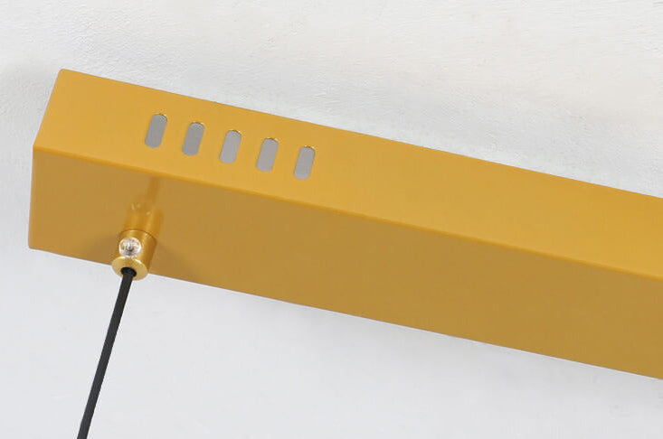 Nordic Minimalist LED Wave Design Island Chandelier - Modern Strip Light