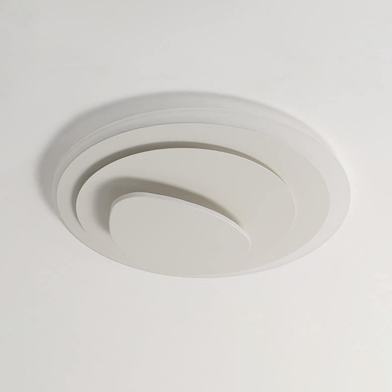 Nordic Geometric Wrought Iron LED Flush Mount Ceiling Light