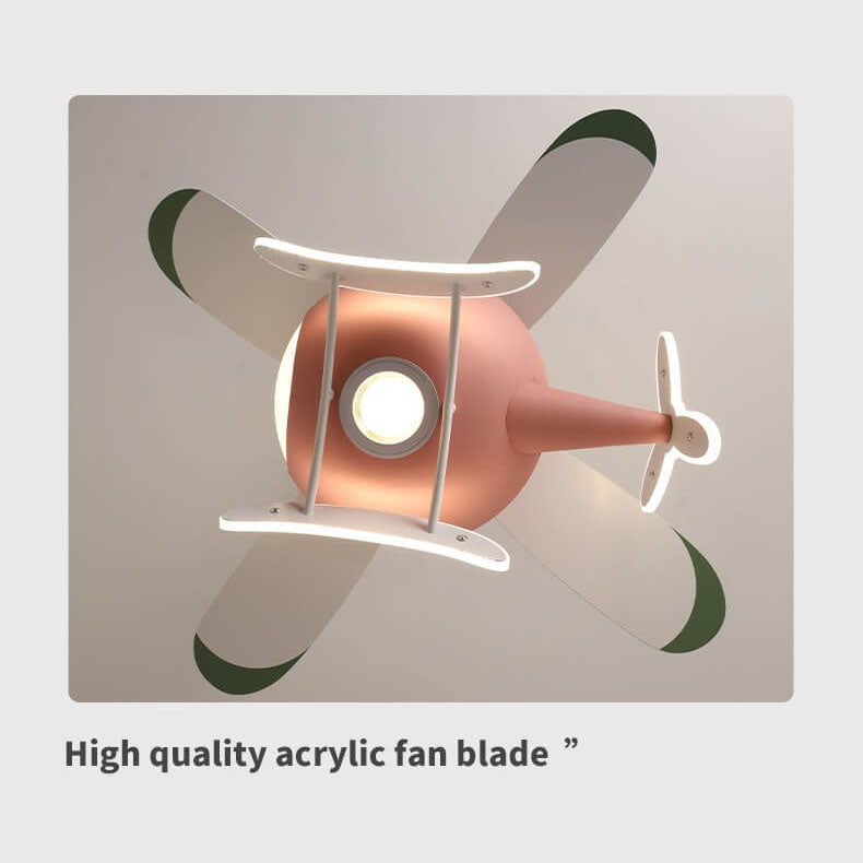 Cartoon Aircraft LED Downrod Ceiling Fan Light

Brighten your child's room with this whimsical Cartoon Aircraft LED Downrod Ceiling Fan Light. Perfect for aviation enthusiasts, this playful design adds a fun touch to any decor. Featuring energy-efficient