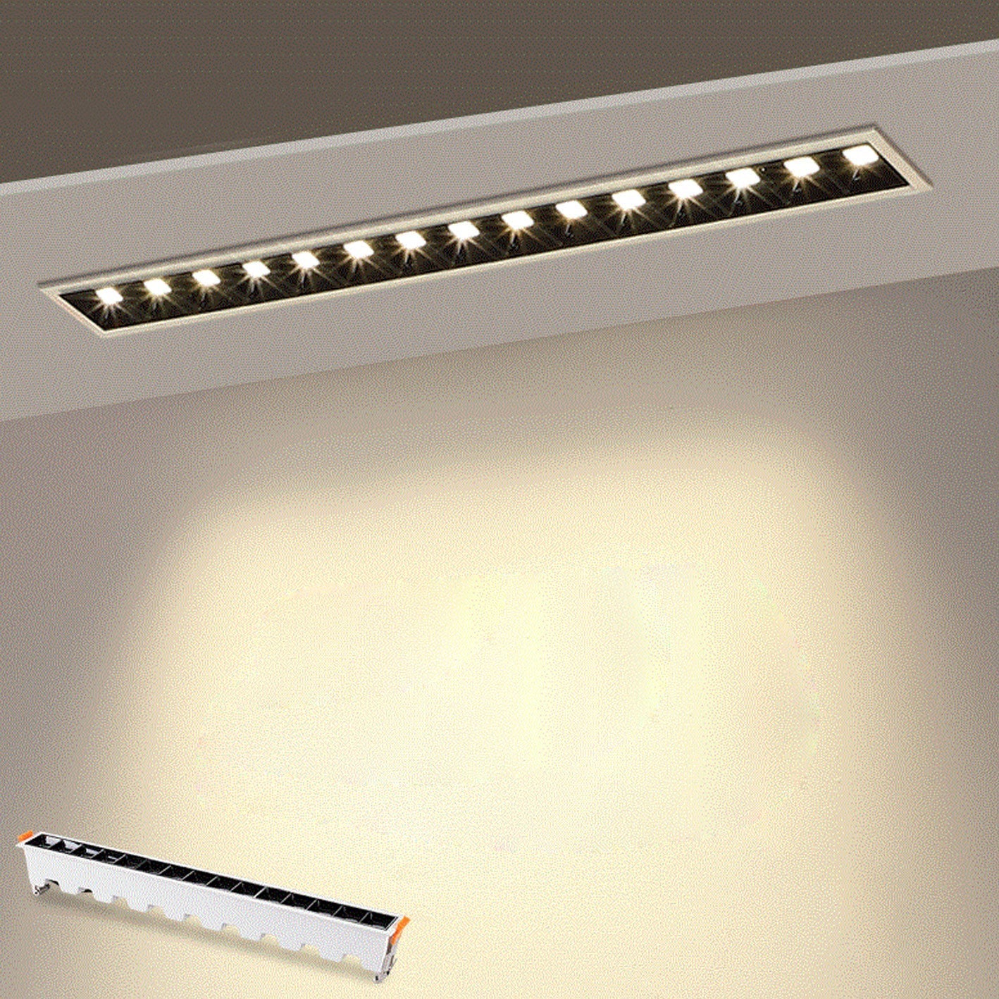 Modern Minimalist Aluminum LED Flush Mount Ceiling Light