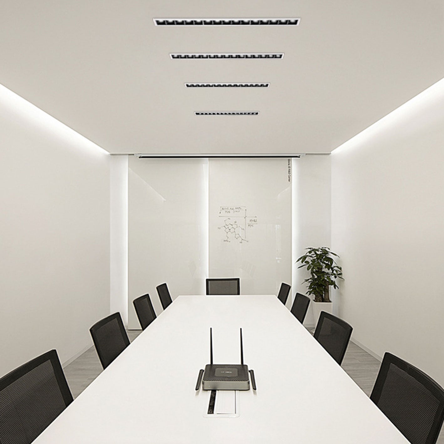 Modern Minimalist Aluminum LED Flush Mount Ceiling Light