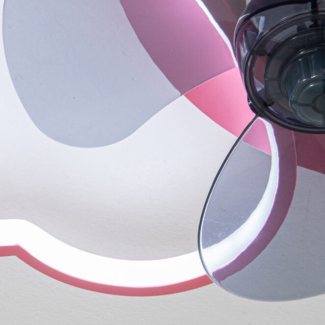 Nordic Silicone Butterfly LED Ceiling Fan Light