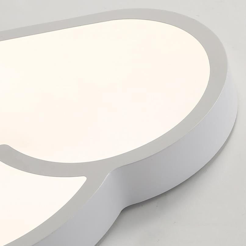 Contemporary Nordic Cloudy Sun Acrylic Iron LED Kids Flush Mount Ceiling Light for Living Room Bedroom Modern Design Energy-Efficient Lighting Fixture Unique Decorative Ceiling Lamp Stylish Playroom Illumination Cute Bedroom Lighting Solution Kids Room De