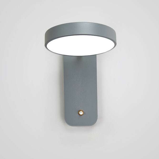 Nordic Round Rotatable LED Wall Sconce Lamp - Modern Reading Light, Adjustable Lighting Fixture, Stylish Wall Decor