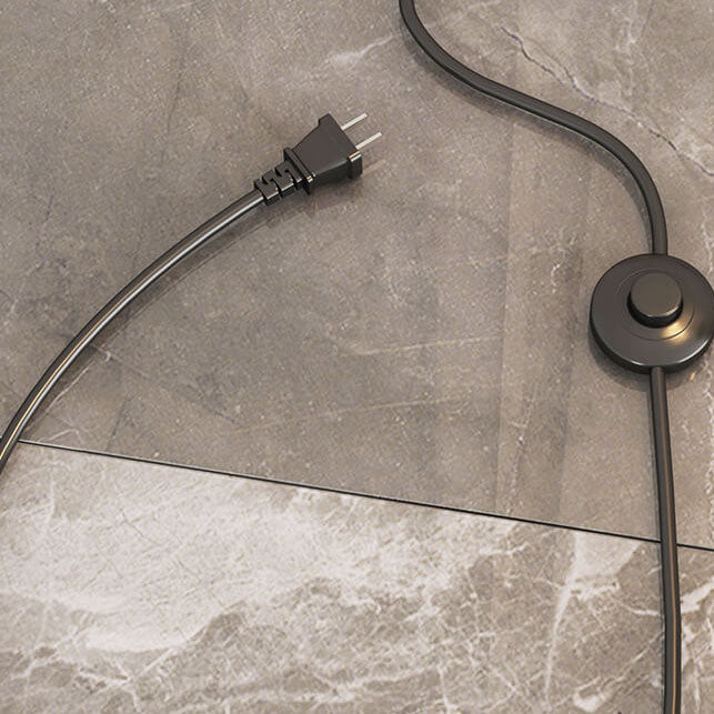 Modern Minimalist Marble Iron Horn Shade Rotatable 2-Light Floor Lamp for Living Room & Bedroom