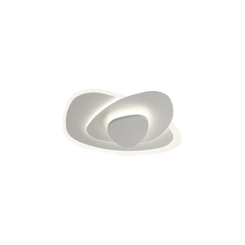 Nordic Geometric Wrought Iron LED Flush Mount Ceiling Light