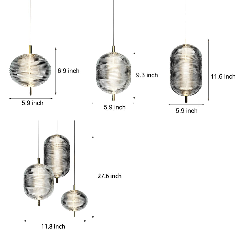 Personality LED Iron Nordic Chandelier Pendant Light