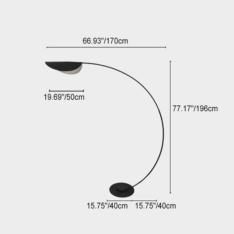 Italian Minimalist Fishing Rod Floor Lamp - Wicker Iron 1-Light Design