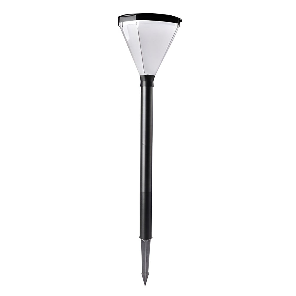Eco-Friendly Cone Solar Path Light - Modern LED Outdoor Luminaire for Gardens