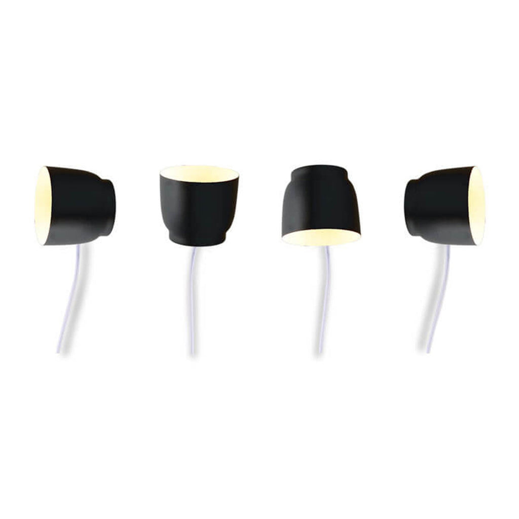 Nordic Minimalist Column Barrel Wall Sconce - 1-Light Rotatable Lamp