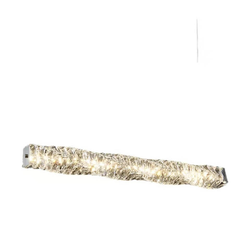 Modern Minimalist Linear Crystal LED Chandelier | Sleek Lighting Fixture for Home or Office

Illuminate your space with this stylish and contemporary chandelier, featuring a minimalist design and energy-efficient LED crystal lighting. Perfect for dining r