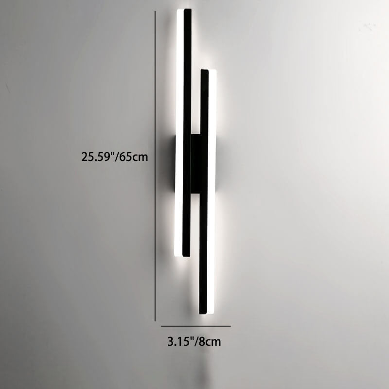 Modern Minimalist Iron Acrylic LED Wall Sconce Light