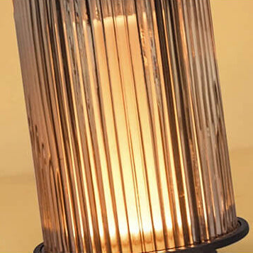 Modern Stainless Steel Glass Column LED Outdoor Waterproof Garden Lamp