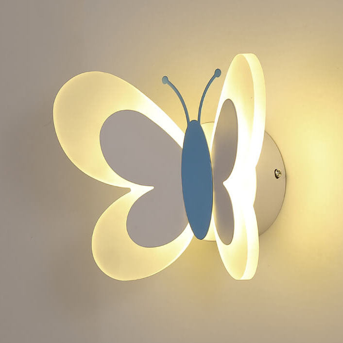 Creative Butterfly Acrylic LED Wall Sconce Lamp - Modern Decorative Lighting