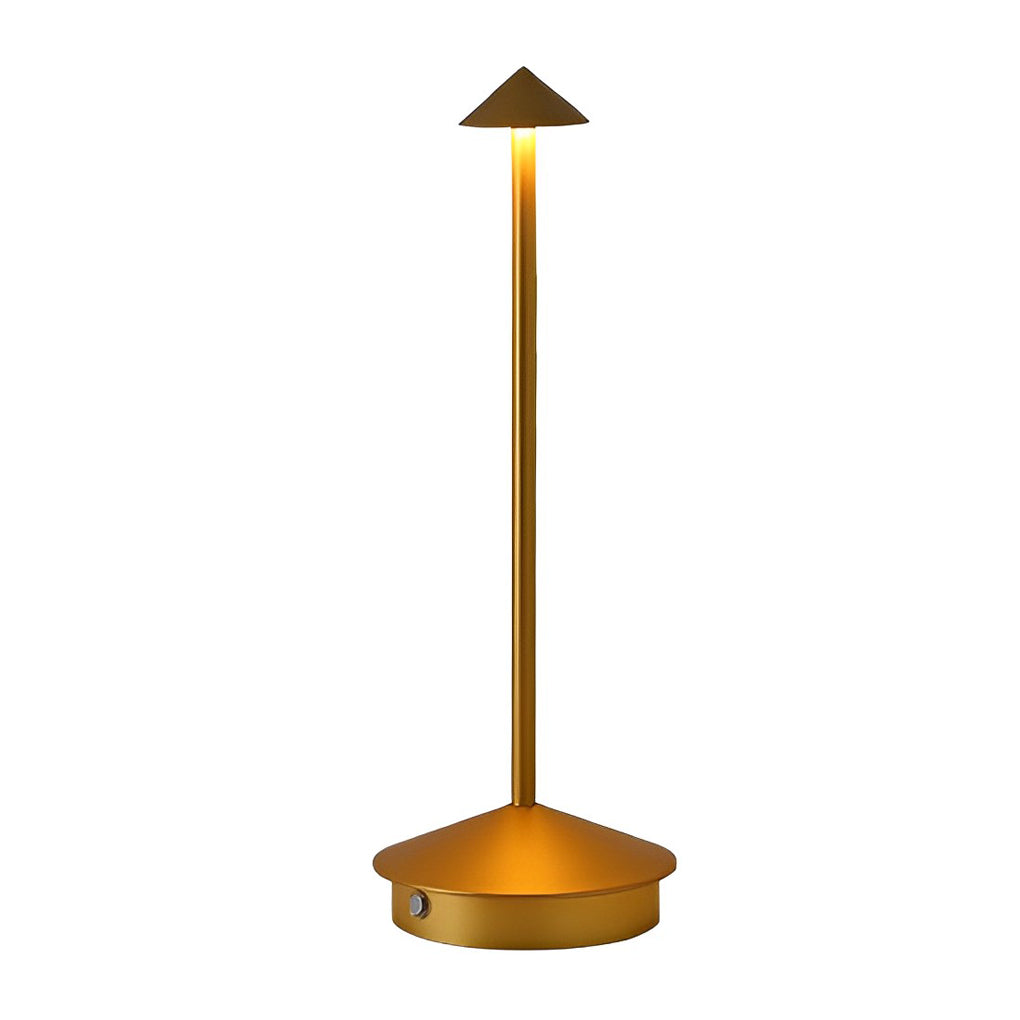 Mushroom Top Cordless Pina Table Lamp - 11.41 Inch Cute Accent Light