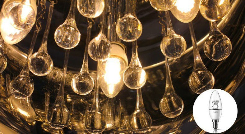 Modern Glass Shade Crystal 6-Light Chandelier - Elegant Lighting Fixture for Dining Room and Living Space