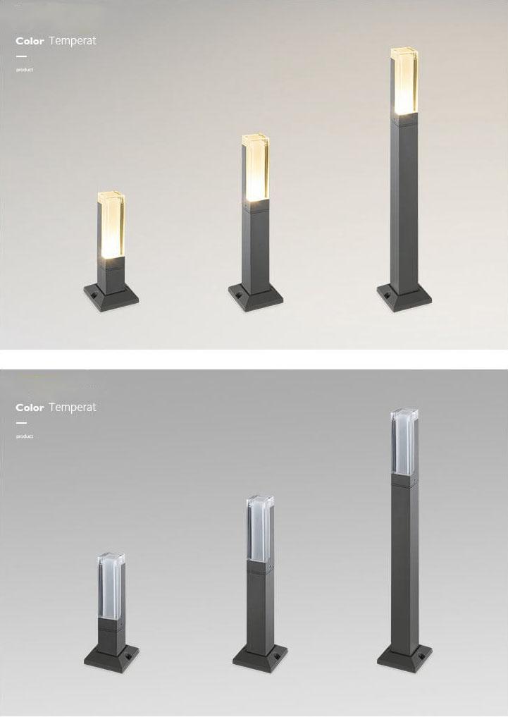 Lawn Light Column Acrylic LED Waterproof Garden Light