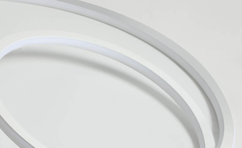 Nordic Minimalist Double Circle LED Ceiling Light