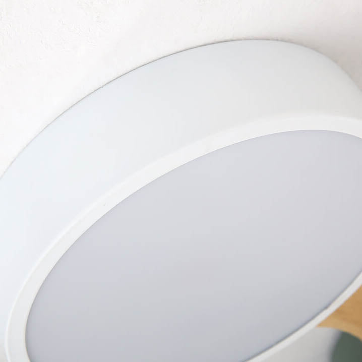 Modern Macaron Circle LED Flush Mount Ceiling Light - 3/4/5/8 Light Options, Stylish LED Fixture for Home Decor, Energy Efficient Ceiling Lighting