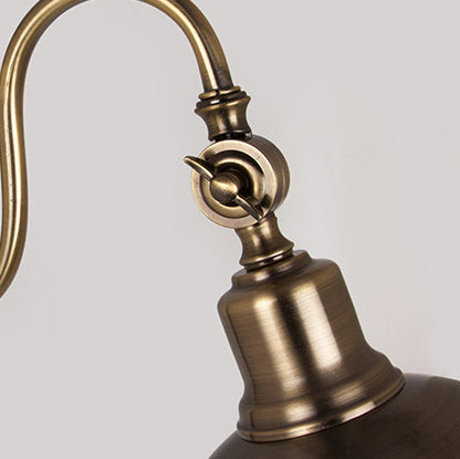 Industrial Retro Gold Iron Long Arm LED Table Lamp