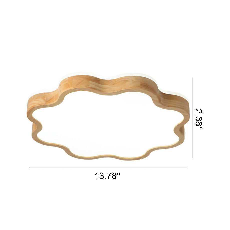 Nordic Wooden Flower LED Ceiling Light - Flush Mount Fixture 

Illuminate your space with this stylish Nordic-inspired wooden ceiling light. Featuring a unique flower shape, this LED flush mount fixture combines elegance with energy efficiency. Perfect fo
