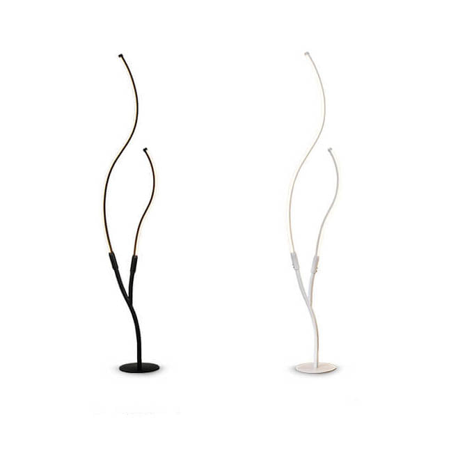 Modern Minimalist Curved Line LED Floor Lamp - Stylish & Energy-Efficient Lighting