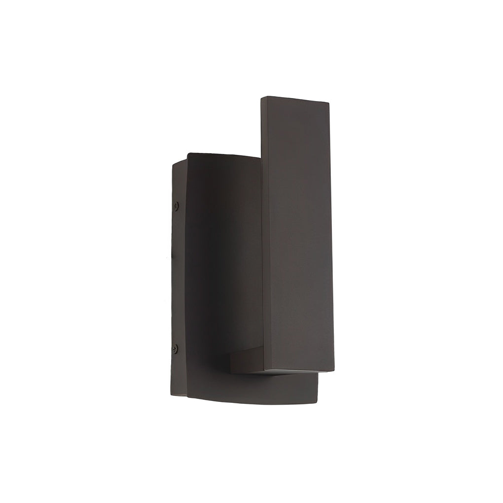 Waterproof Minimalist Aluminum LED Outdoor Wall Light - Black Modern Design