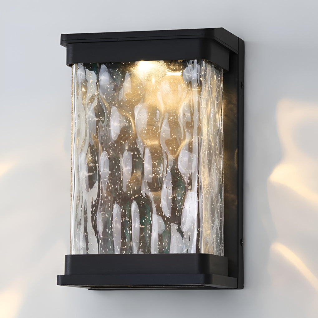 Waterproof Modern Black Outdoor LED Wall Sconce Lighting