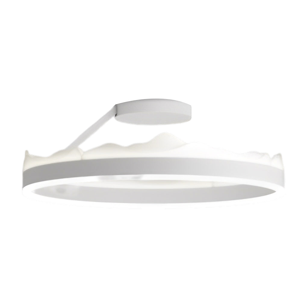 Round Stepless Dimming LED Nordic Ceiling Light Flush Mount