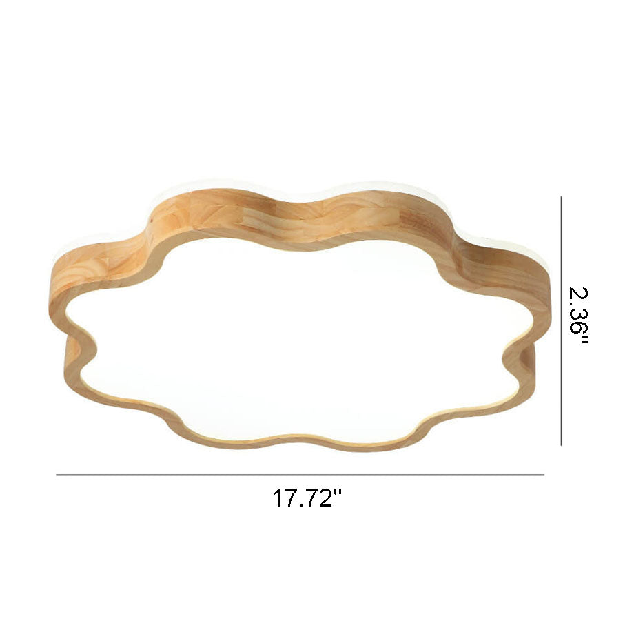 Nordic Wooden Flower LED Ceiling Light - Flush Mount Fixture 

Illuminate your space with this stylish Nordic-inspired wooden ceiling light. Featuring a unique flower shape, this LED flush mount fixture combines elegance with energy efficiency. Perfect fo