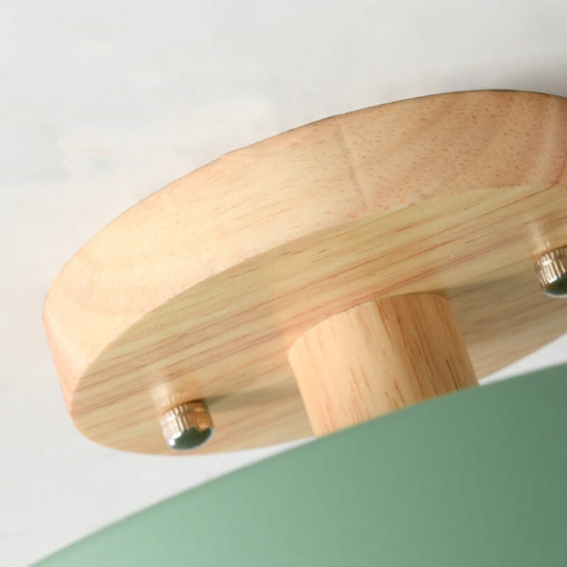 Nordic Round LED Semi-Flush Mount Ceiling Light - Modern Design, Energy-Efficient, Stylish Illumination