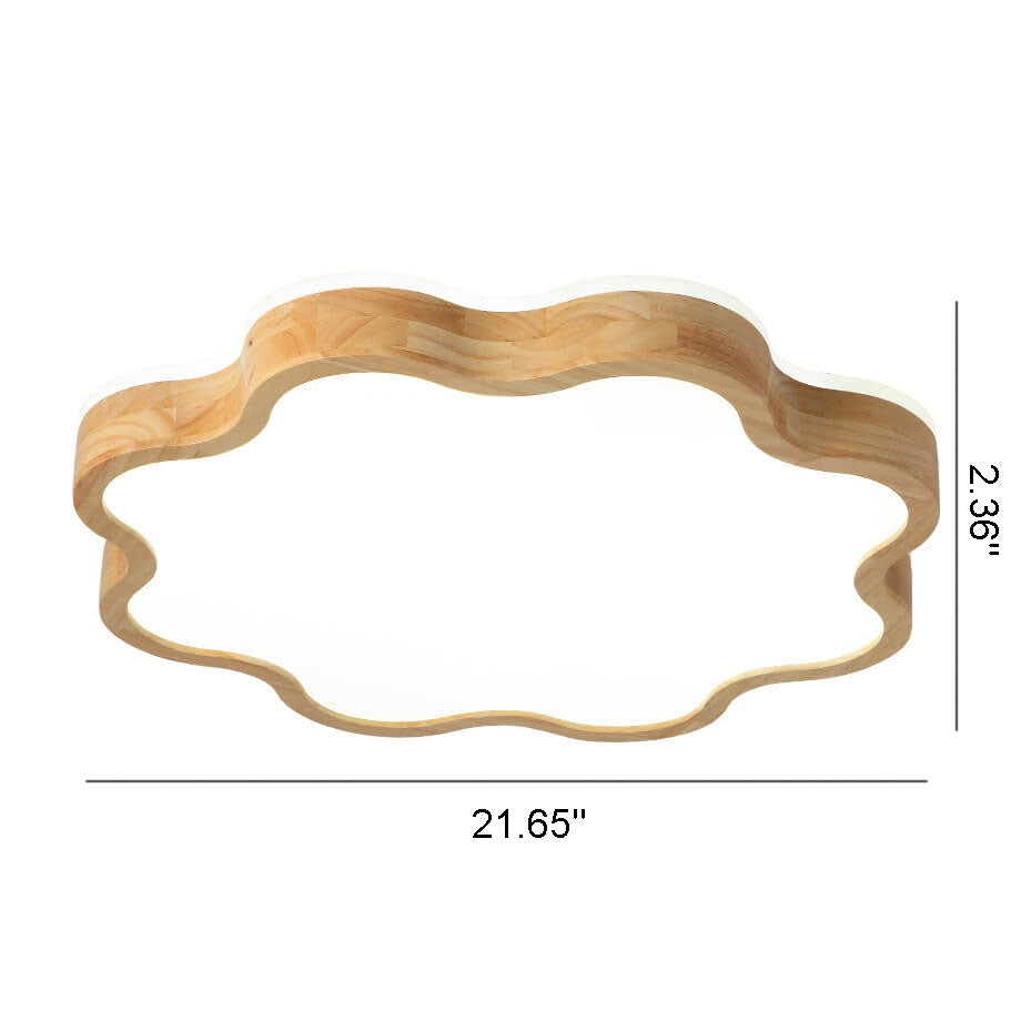 Nordic Wooden Flower LED Ceiling Light - Flush Mount Fixture 

Illuminate your space with this stylish Nordic-inspired wooden ceiling light. Featuring a unique flower shape, this LED flush mount fixture combines elegance with energy efficiency. Perfect fo