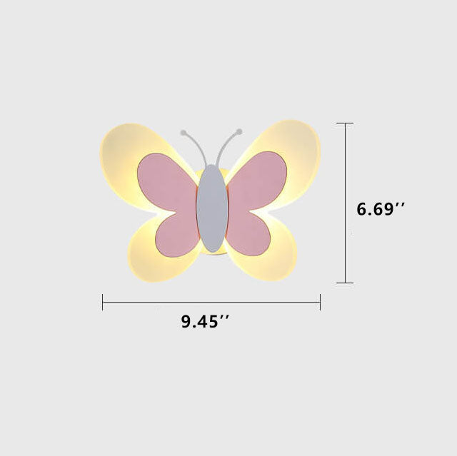 Creative Butterfly Acrylic LED Wall Sconce Lamp - Modern Decorative Lighting