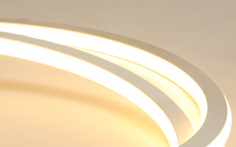 Nordic Minimalist Double Circle LED Ceiling Light