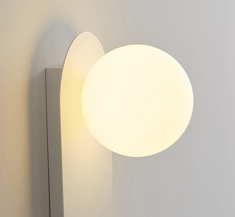 Nordic Minimalist Glass Ring Wall Sconce Lamp - 1-Light Design, Modern Lighting for Home Decor, Scandinavian Style, Adjustable Light Fixture