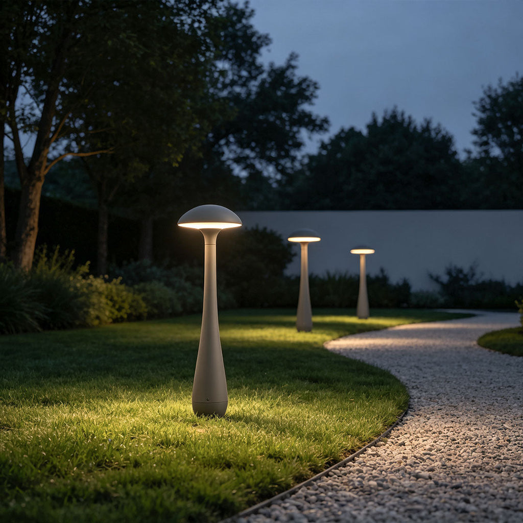 Pathway Landscape Aluminum UFO Outdoor Garden Light - LED, Weather-Resistant, Energy-Efficient Lighting