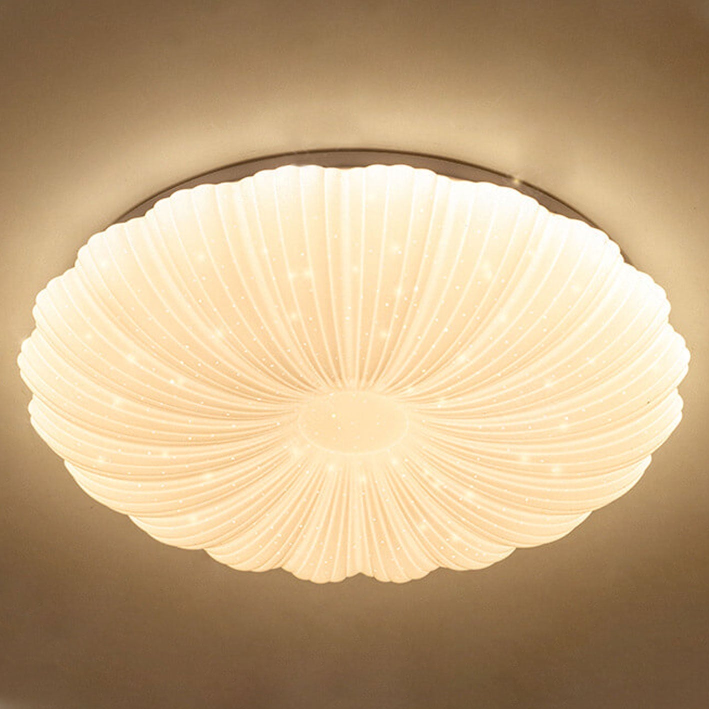 Modern Minimalist Acrylic Round LED Flush Mount Ceiling Light