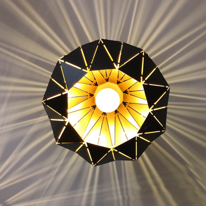 Modern Macaron 1-Light Diamond Dome Semi-Flush Mount Ceiling Light