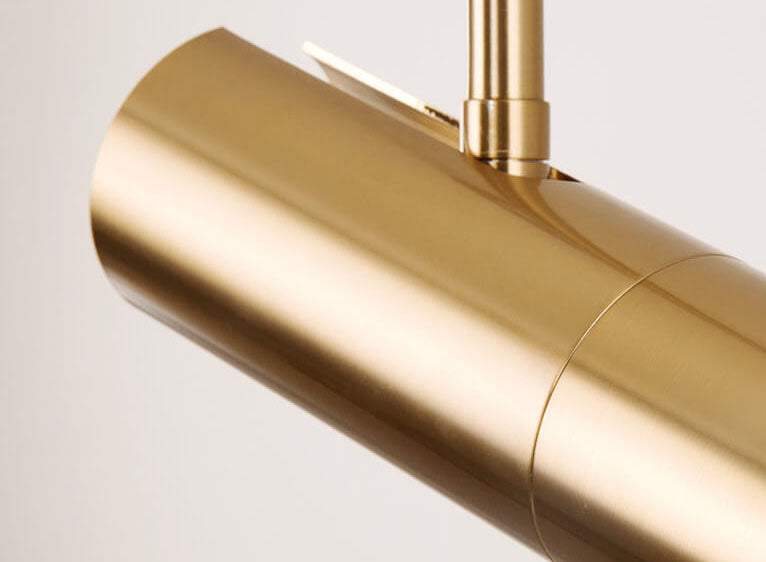 Modern Minimalist Gold LED Spotlight Pendant Light