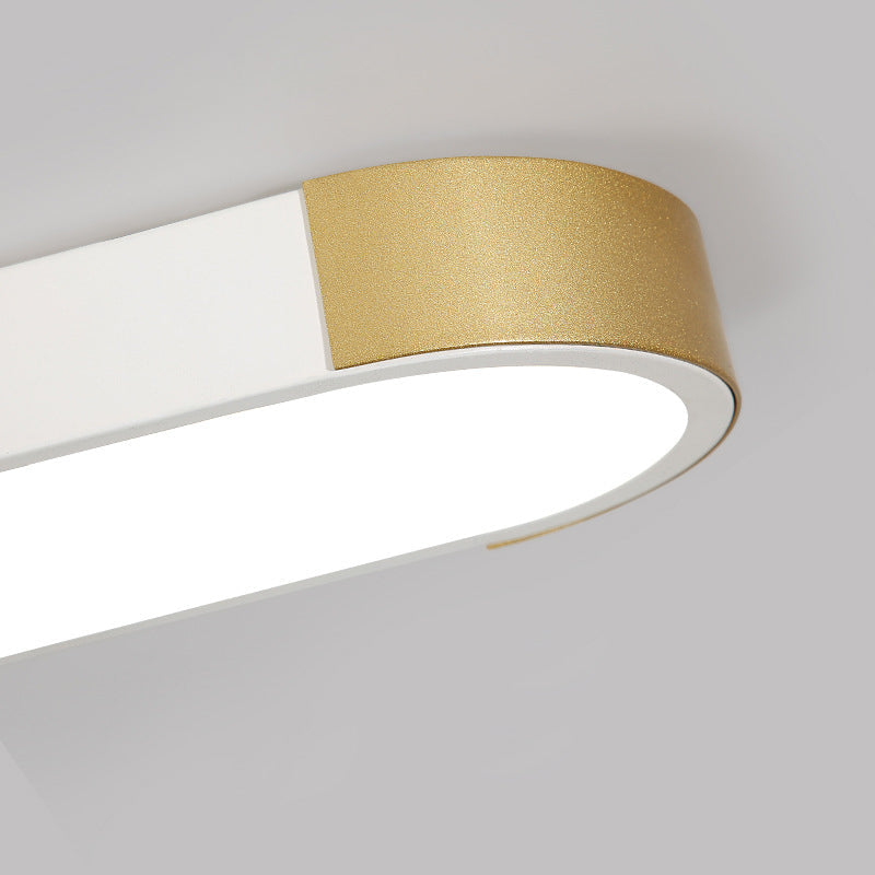 Modern Minimalist Rectangular LED Flush Mount Ceiling Light - Sleek Design, Energy Efficient, Home Decor Lighting