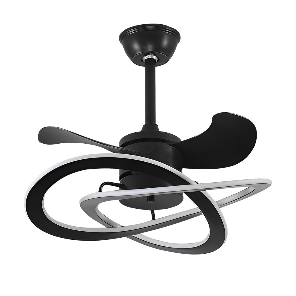 Waves Flower LED Mute Ceiling Fan | Nordic Bladeless Design